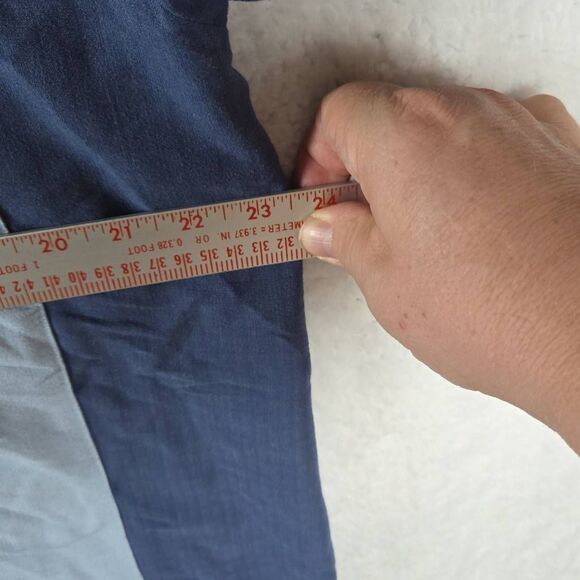 Milano Bay Men's Two-tone Colorblock Short Sleeve Button-up Camp Shirt Blue 2XL - Picture 4 of 7